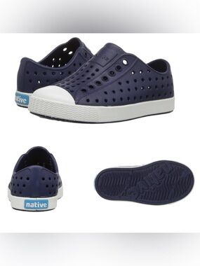 Native Regatta Blue Slip On Shoes Big Kids size 3 NWT